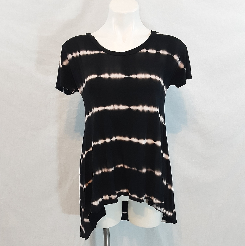 Frumos Tie-Dye High-Low Tunic Top Women’s Small Boho Casual Summer Shirt